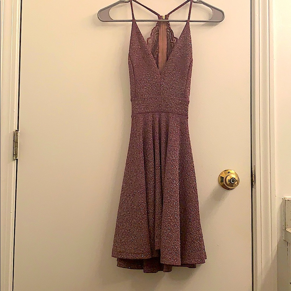 Sparkly Mauve Dress